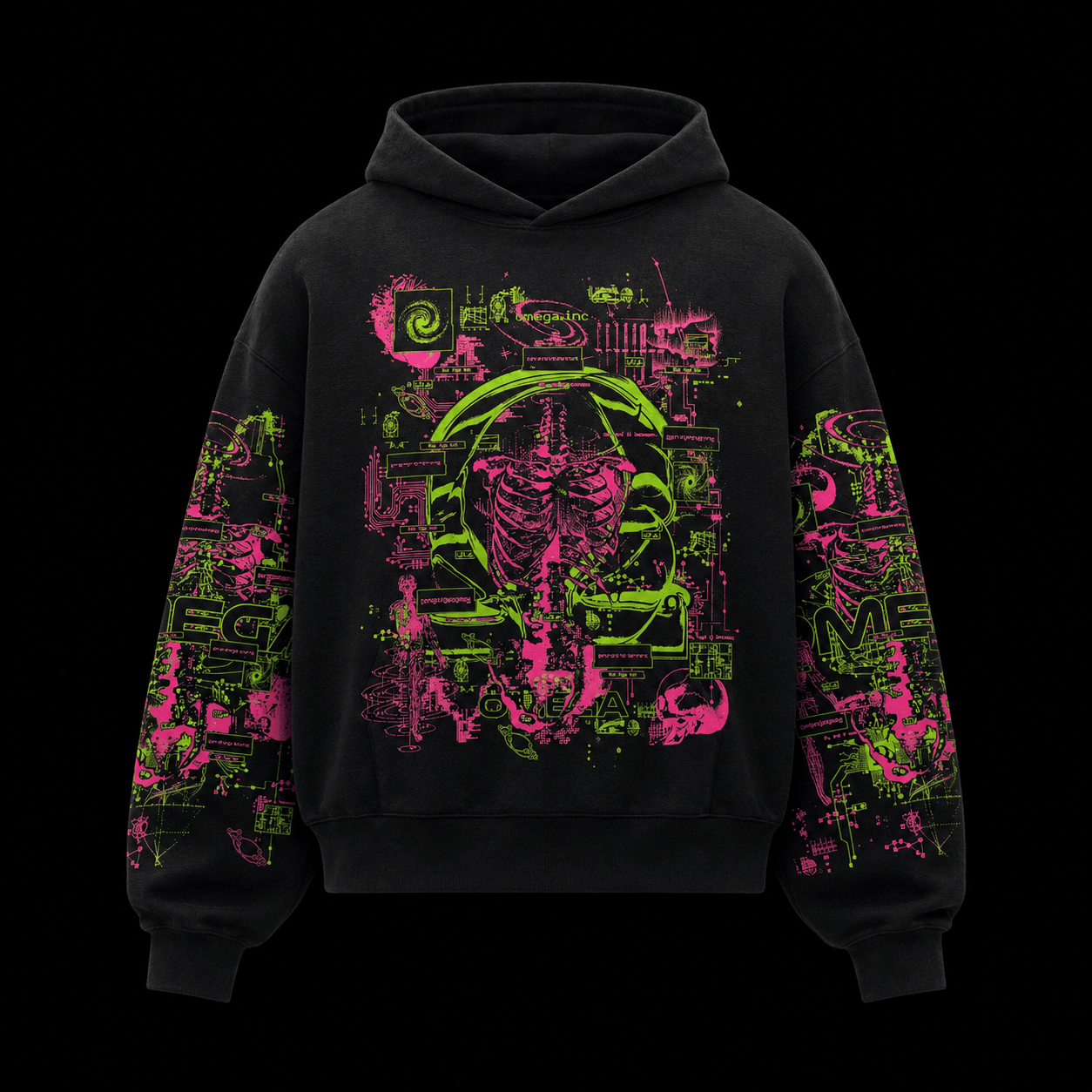 OMEGA Labs hoodie front view